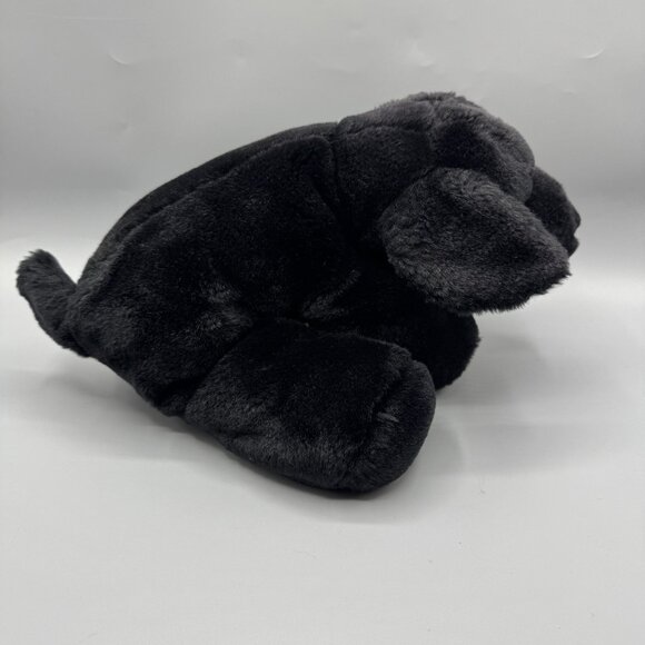Vintage Black Labrador Puppy Dog Plush 12" Stuffed Animal NO TAGS - Picture 4 of 10